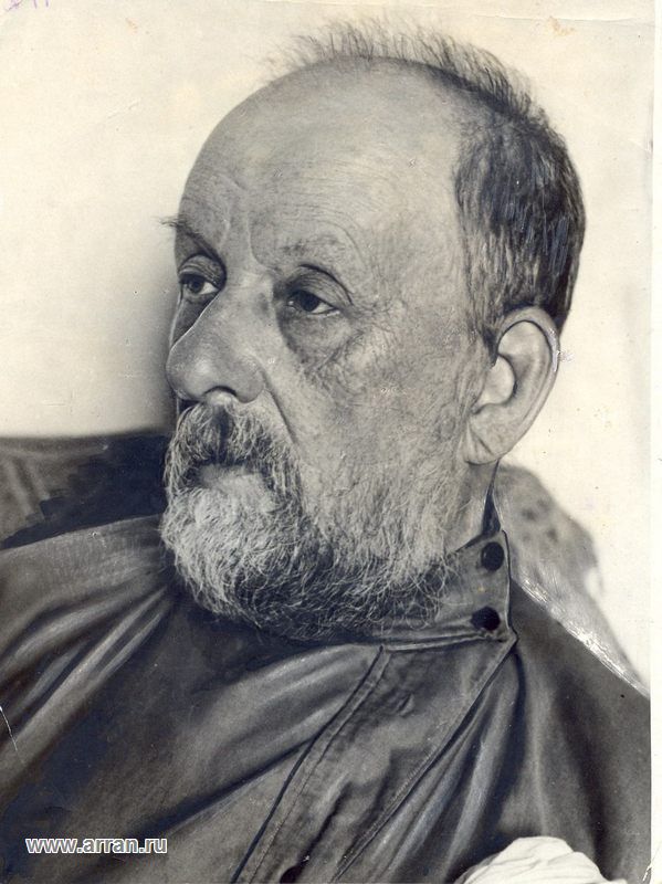 Photo portrait of Konstantin Eduardovich Tsiolkovsky. 1932.