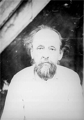Photo portrait of Konstantin Eduardovich Tsiolkovsky. 1919. Photographer: Assonov Oleksandr Vasilyevich
