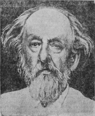 К. Э. Циолковский. Портрет. Копия клишированного оттиска. 1934. Фотограф: Чмиль Феодосий Андроникович (1900-1945). Цифровая копия оригинальной черно-белой фотографии Константина Эдуардовича Циолковского. Источник: Wikimedia Commons (Public Domain).