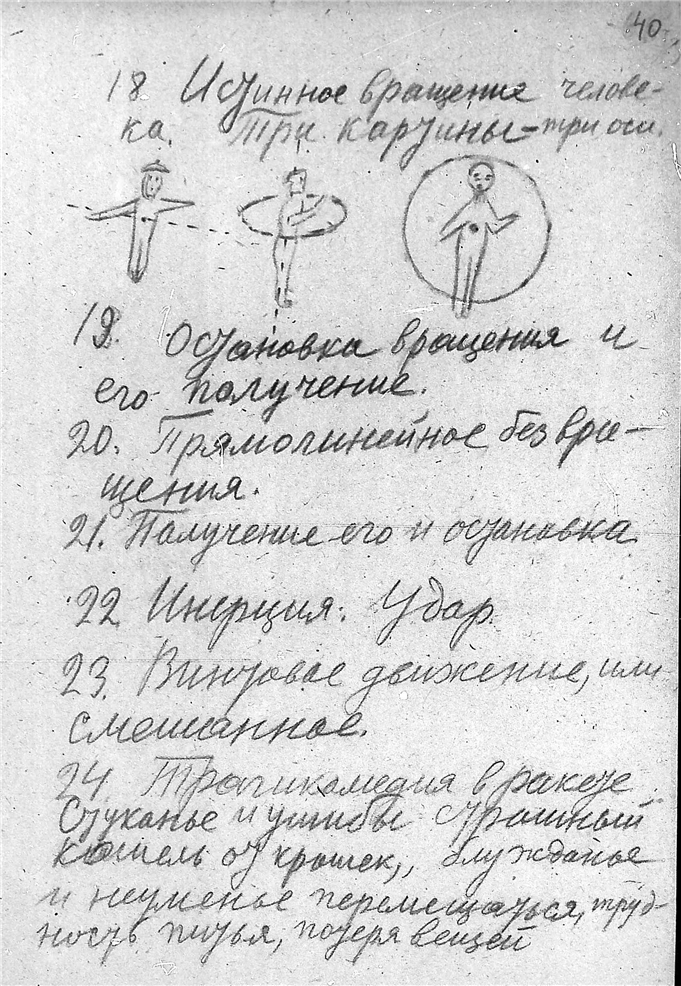 К. Э. Циолковский. Альбом космических путешествий. 1933. К. Э. Циолковский. Альбом космических путешествий. 1933. Публикуется по материалам из Архива РАН (Фонд 555, Опись 1, Дело 84). Скан 048