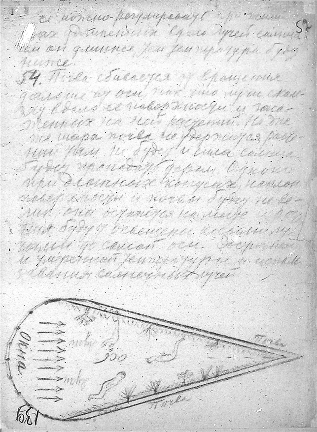 К. Э. Циолковский. Альбом космических путешествий. 1933. К. Э. Циолковский. Альбом космических путешествий. 1933. Публикуется по материалам из Архива РАН (Фонд 555, Опись 1, Дело 84). Скан 062